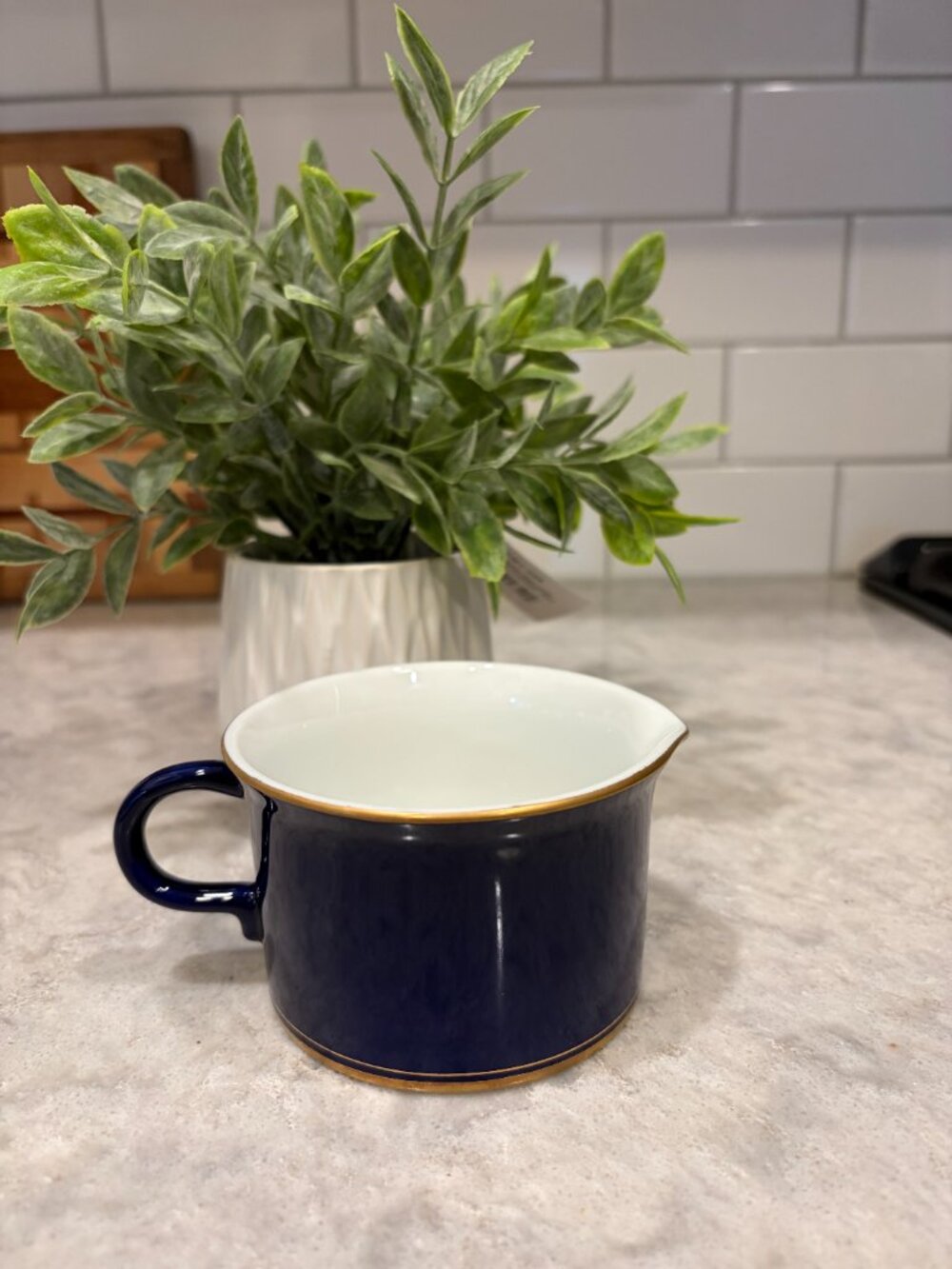 Mikasa Empire Blue Creamer L4551 Replacement Discontinued